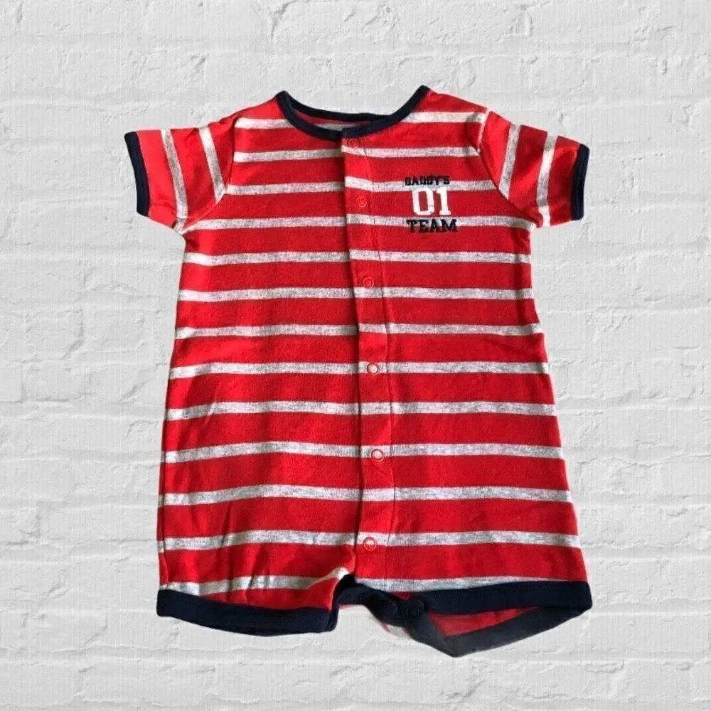 Carter’s Short Sleeve Snap Up Romper